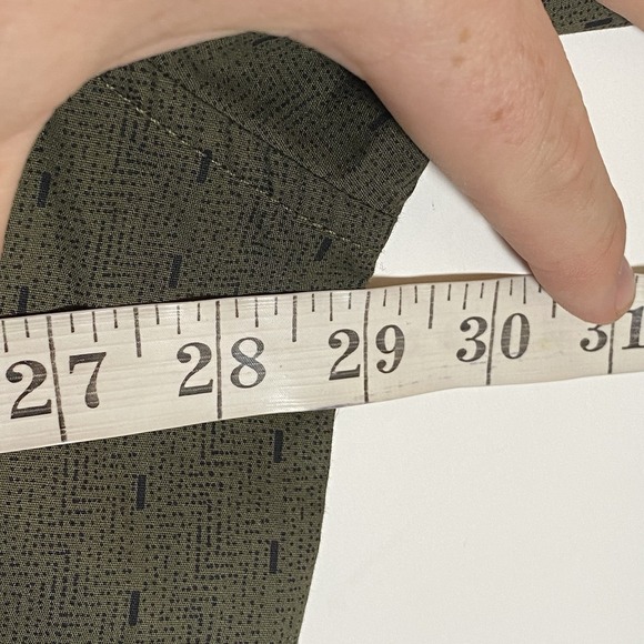 Panhandle Shirt Mens XXL Green Flip Cuff Long Sleeve Button Down Western Rodeo - Picture 15 of 16